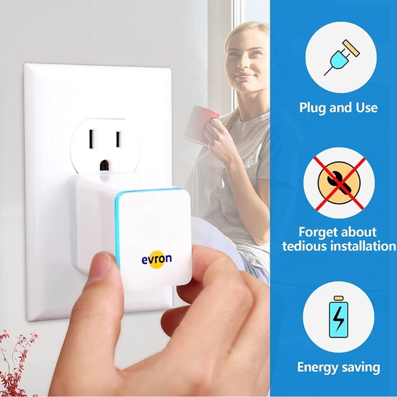 Evron Air Ionizers for Home,Negative Ion Plug In Filterless Folding Prongs - Picture 7 of 8